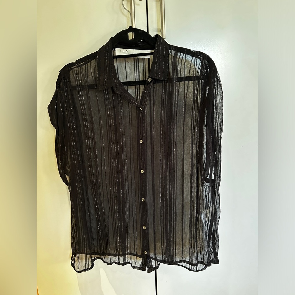 Iro Sheer Button Down - image 1